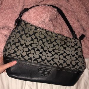 Coach monogram purse